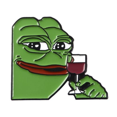 Значок ECOGO «Wine Netflix Frog» купить с доставкой в любой город Украины. Киев, Харьков, Одесса, Львов. Цена от 114 грн.