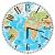 Часы настенные круглые Presentville Карта 36 см купить с доставкой в любой город Украины, цена от 389 грн.