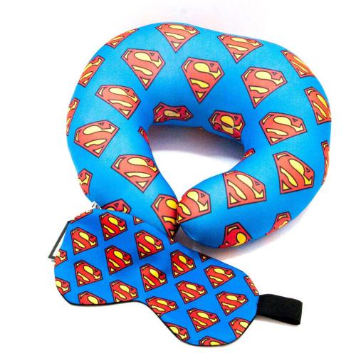 Набор Machka подушка+маска Супермен лого купить с доставкой в любой город Украины. Киев, Харьков, Одесса, Львов. Цена от 439 грн.