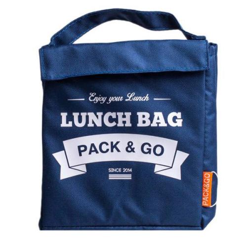Lunch Bag Pack&Go - M deep blue купить с доставкой в любой город Украины. Киев, Харьков, Одесса, Львов. Цена от 406 грн.