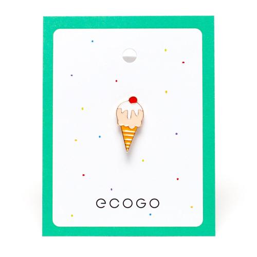 Значок ECOGO «Ice cream» купить с доставкой в любой город Украины. Киев, Харьков, Одесса, Львов. Цена от 114 грн.