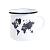 Чашка эмалированная Карта мира купить с доставкой в любой город Украины, цена от 275 грн.