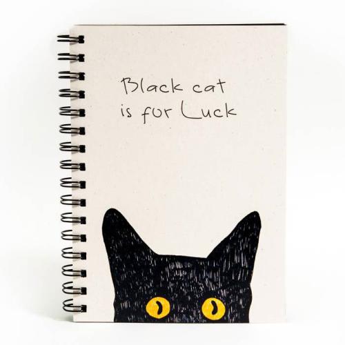Скетчбук пружина А5 Black cat 100л. купить с доставкой в любой город Украины. Киев, Харьков, Одесса, Львов. Цена от 315 грн.