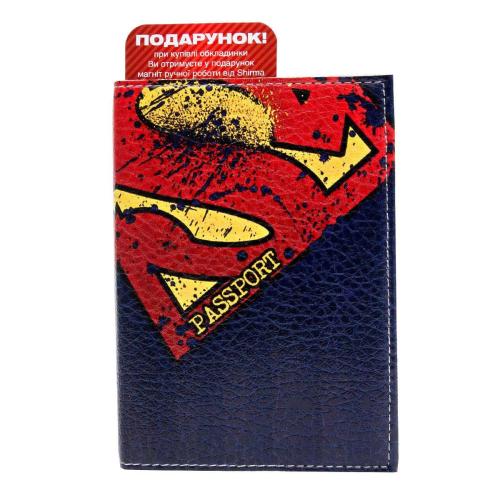 Обложка на паспорт Shirma "Superman" купить с доставкой в любой город Украины. Киев, Харьков, Одесса, Львов. Цена от 149 грн.
